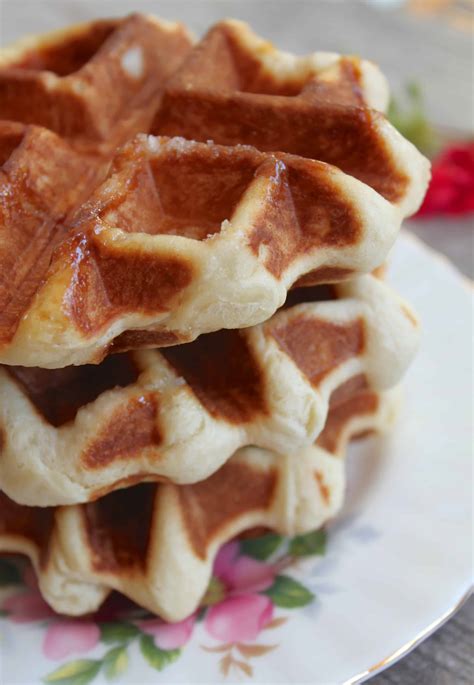 belgian waffles recipe made with yeast